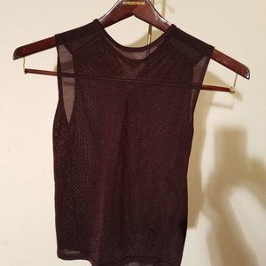Crew Neck Sleeveless knit top